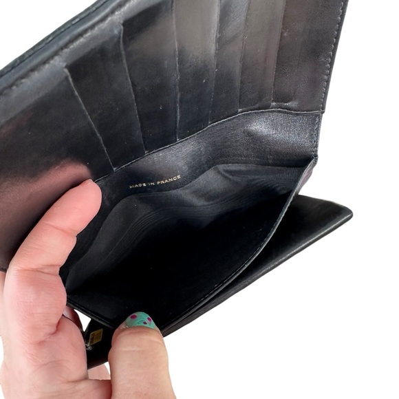 Authentic CHANEL Black Caviar Leather Timeless Long Kisslock Wallet - Picture 11 of 13